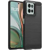 IMoshion Coque Brushed pour Motorola Moto G75 5G - Noir