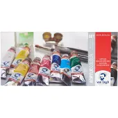 Taidepiste Coffret 10 tubes peinture acrylique Van Gogh 40 ml et accessoires
