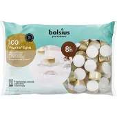 Bolsius Bougies chauffe-plat 8 heures sachet 100 pièces