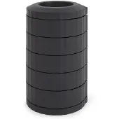 Alessi Porte-Capsules Alessi Plissé Porte Black
