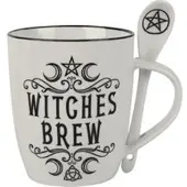 Alchemy England Mug Gothic de - Witches Brew - pour Indifférent - blanc/noir - Taille Standard
