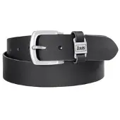 Louis Ceinture En Cuir Noir 110CM unisex