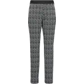Comma Leggings noir / blanc