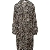Comma casual identity Robe-chemise écru / noir