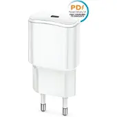 Forever Chargeur secteur USB-C Power Delivery 20W, Adaptateur secteur by - Blanc