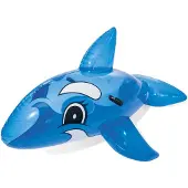 Bestway Dauphin nageur avec poignées. Transparent 1.57mx 94cm