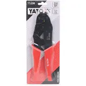 YATO Pince à cliquet - - 2296 - 0,5-6 mm² - Acier au carbone - Longueur 220 mm
