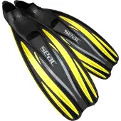 Seac Sub F100 Pro Diving Fins Jaune EU 40-41
