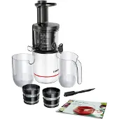 Bosch MESM500W Extracteur de jus lent 150 W Noir, Blanc
