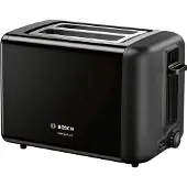 Bosch TAT3P423DE Grille-pain, 2 tranches, 970 W, Noir