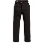 Levi's Jean '501 CROP' noir