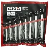 YATO Clés à molette Satin Bent 8 Elem. 6-22Mm Case 0396