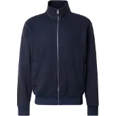 BOSS Sweat zippé en piqué de coton stretch mercerisé
