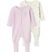 Name it Pyjama crème / vert pastel / rose / blanc