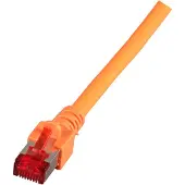 EFB Elektronik EFB-Elektronik Cordon de raccordement RJ-45 (M) pour RJ-45 (M) 50 m SFTP CAT 6 sans halogène, moulé orange