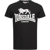 Lonsdale T-Shirt 'Sheviock' noir / blanc
