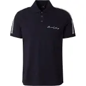 Armani Exchange pour homme. 8NZFSGZJ81Z1510 Polo uni marine (XL), Casuel, Coton, Manche courte