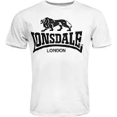 Lonsdale T-Shirt noir / blanc