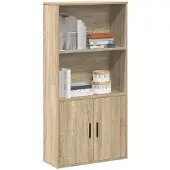 vidaXL Bibliothèque chêne sonoma 60x24x120 cm bois d'ingénierie