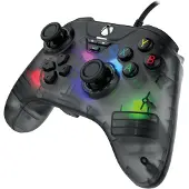 Snakebyte Contrôleur XB GamePad RGB X gris fumée avec effet de réverbération