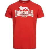 Lonsdale T-Shirt 'St. Erney' rouge / blanc