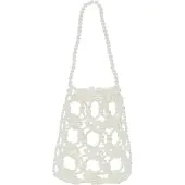 Koosh Sacs à main blanc perle