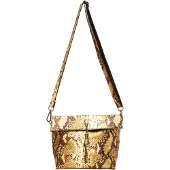 NAEMI Sac à bandoulière chocolat / jaune d'or