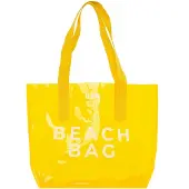 Bagmori Sac de plage jaune / blanc