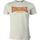 Lonsdale T-Shirt 'Classic' jaune / gris / rouge foncé