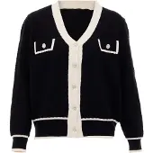 Carato Cardigan noir / blanc