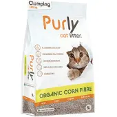 Purly Organic Ultra Clumping litière agglomérante en fibre de maïs pour chat