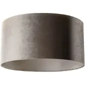 QAZQA Abat-jour en velours taupe 50/50/25