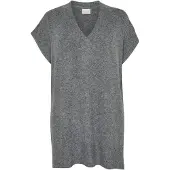 KAFFE CURVE Cape gris chiné
