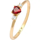 Elli Bague or / rouge