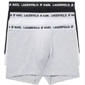 Karl Lagerfeld Boxers gris / noir / blanc