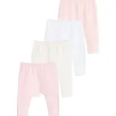 Next Leggings jaune / rose / blanc