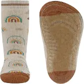 Ewers Chaussettes beige chiné / marron / vert clair