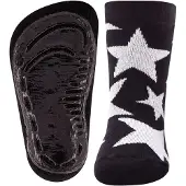 Ewers Chaussettes 'Sterne' noir / blanc cassé