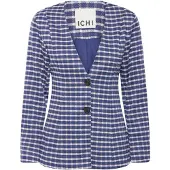 Ichi Blazer 'KATE CHECLÉ' bleu / blanc