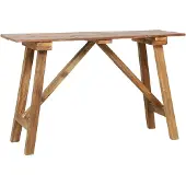 vidaXL Table console 130x40x80 cm bois de récupération mélangé