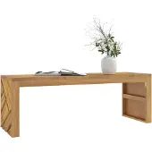 vidaXL Table basse 110x35x38 cm bois massif teck