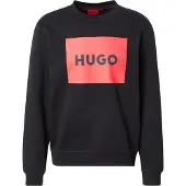 HUGO Sweat-shirt 'Duragol' rouge feu / noir