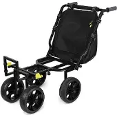 Matrix 4 Wheel Power Compact Carpfishing Barrow Argenté