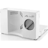 Eta Coupe-tout Tempo, trancheuse à pain pliable de 120W, électrique, petite et compacte, épaisseur de coupe 0-20mm, lame Solinger Germany