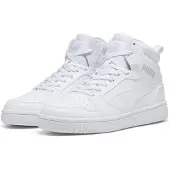 Puma Baskets hautes 'Rebound v6' gris / blanc