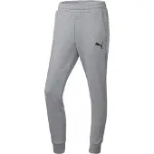 Puma Pantalon de sport 'Team Goal' gris chiné / blanc