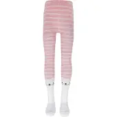 Ewers Collant rosé / noir / blanc