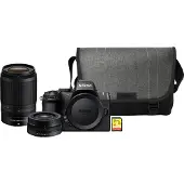 Nikon Z50II - Systeemcamera - + NIKKOR Z 16-50mm VR lens + 50-250 NIKKOR Z lens + tas + 16GB SD (APS-C / DX), Appareil photo, Noir