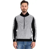 Cipo & Baxx Pull-over noir / blanc