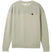 Tom Tailor Sweat-shirt vert pastel / blanc